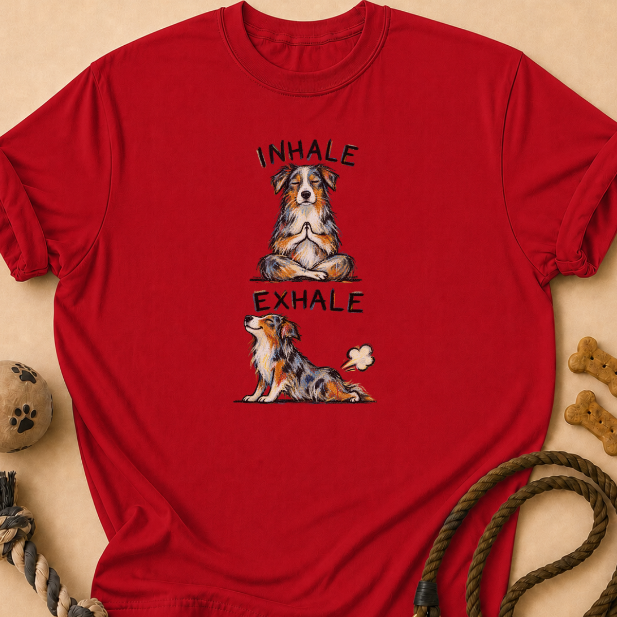Inhale Exhale II Aussie T-Shirt