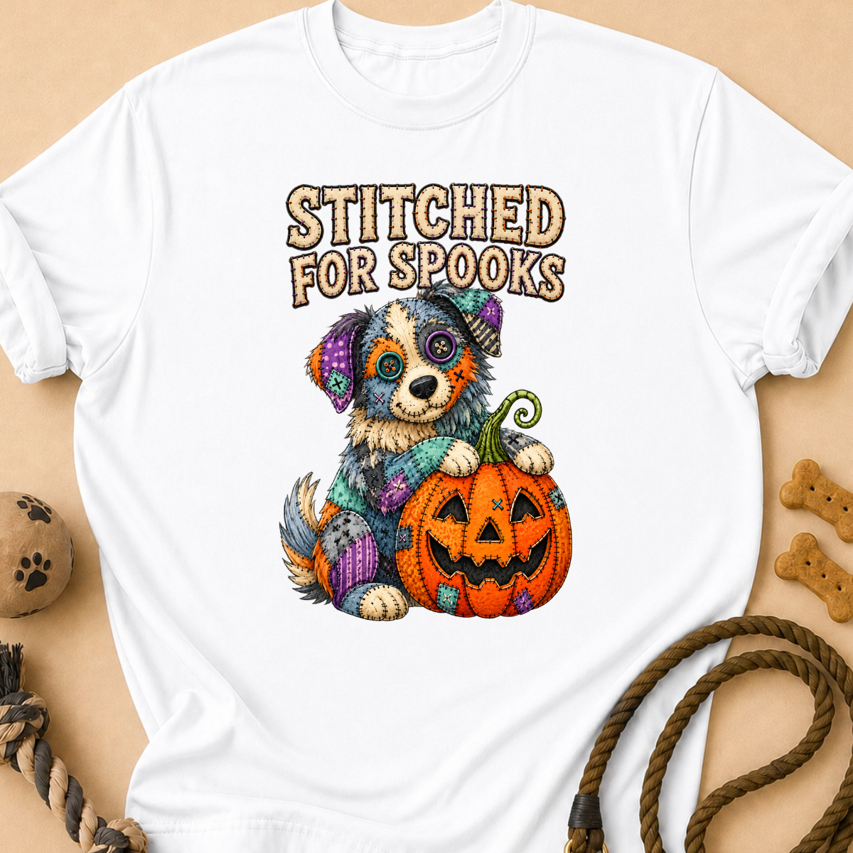Halloween Stitched Spooks T-Shirt