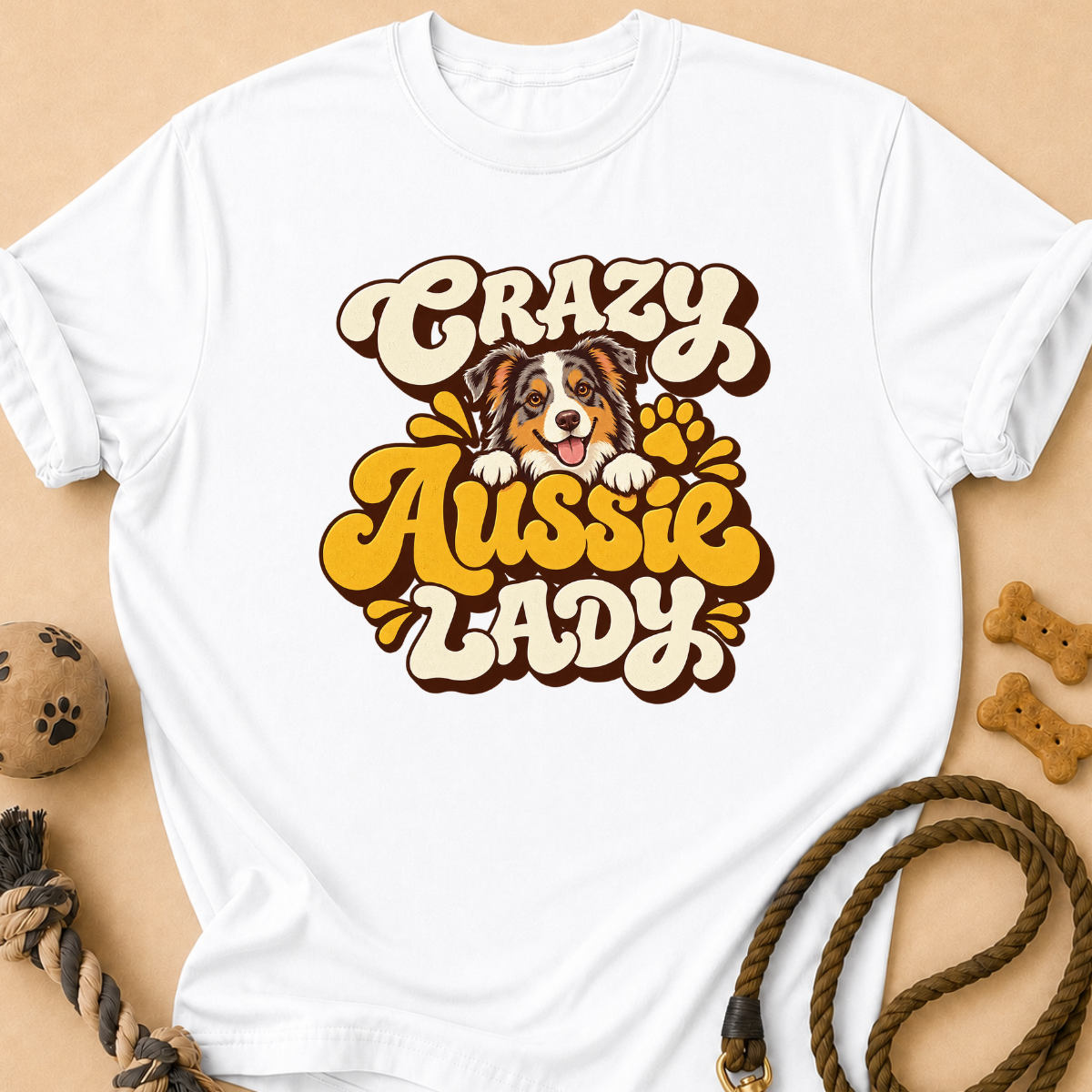 Crazy Aussie Lady T-Shirt