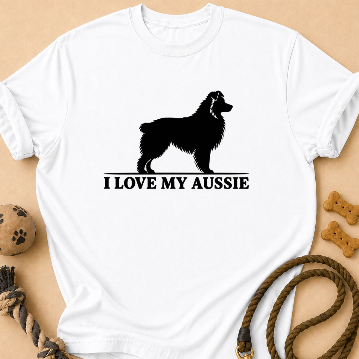 I Love My Aussie T-Shirt