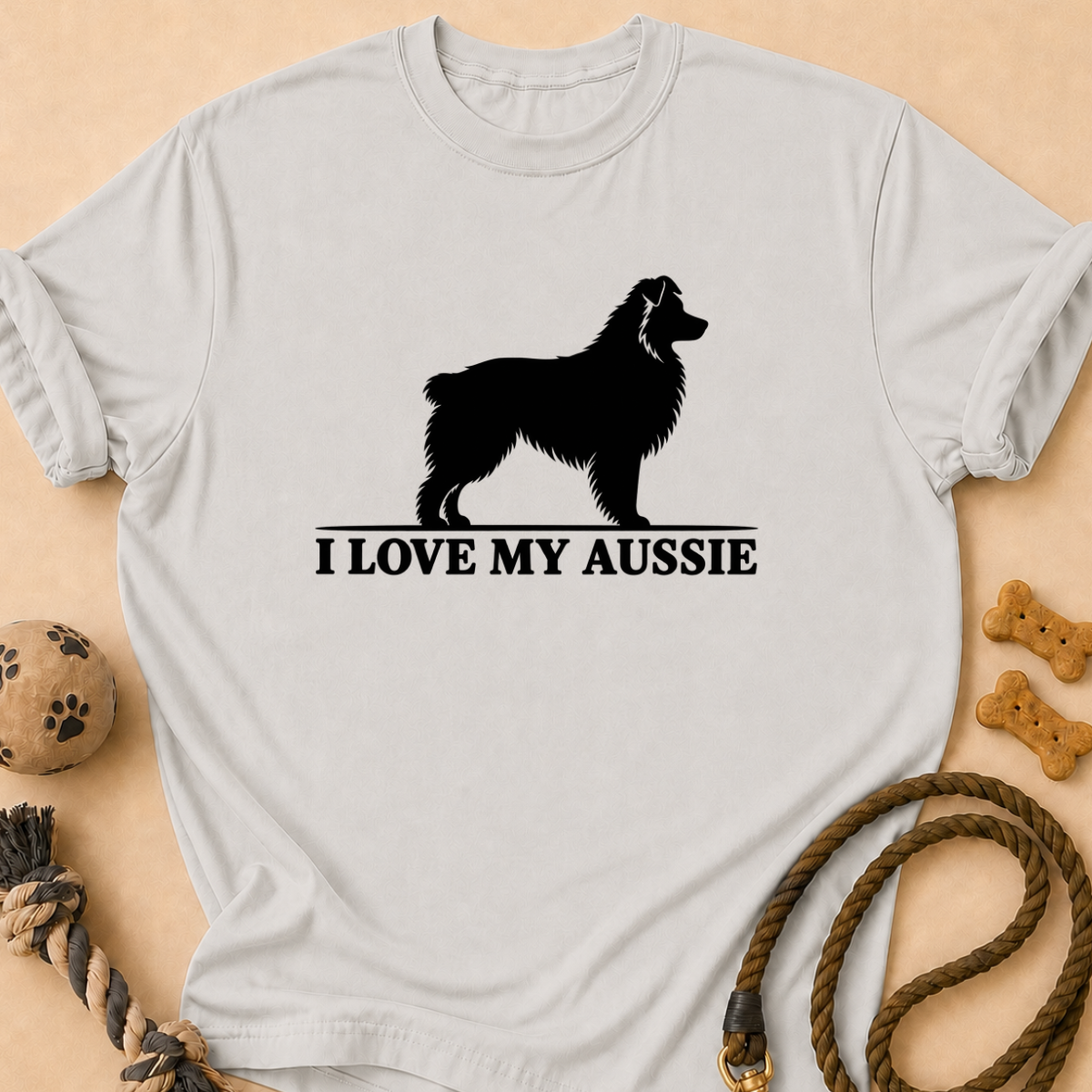 I Love My Aussie T-Shirt