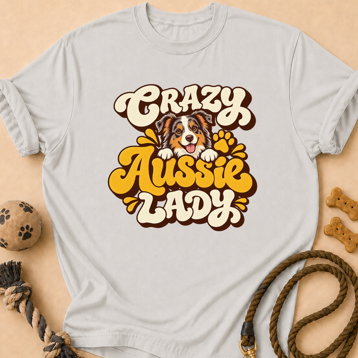 Crazy Aussie Lady T-Shirt