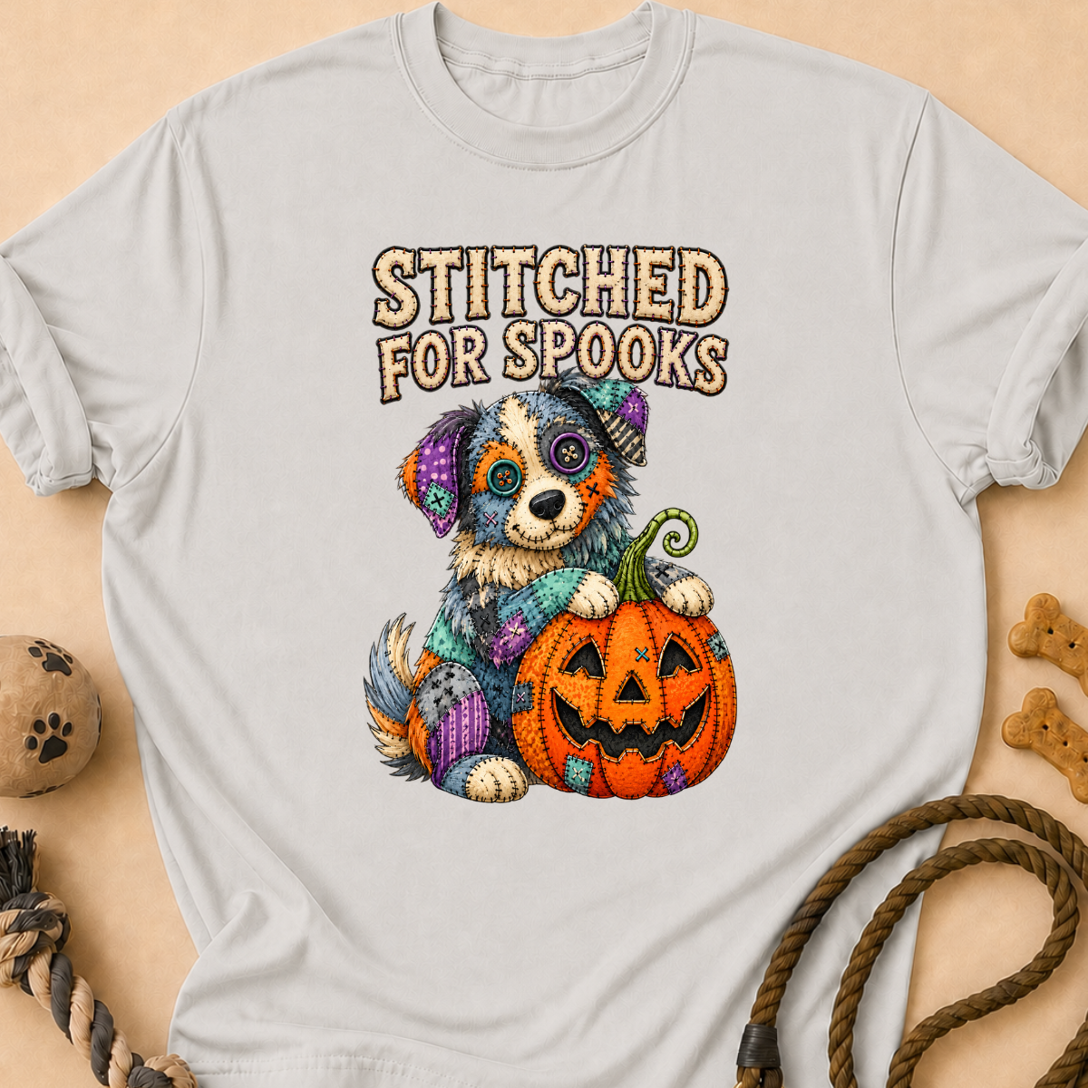 Halloween Stitched Spooks T-Shirt