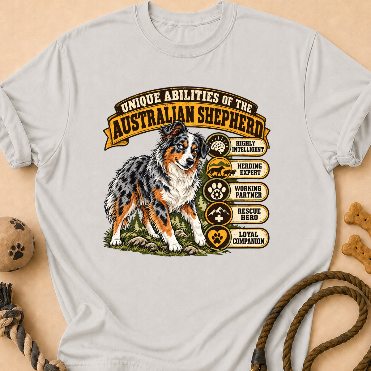 Unique Abilities Aussie T-Shirt