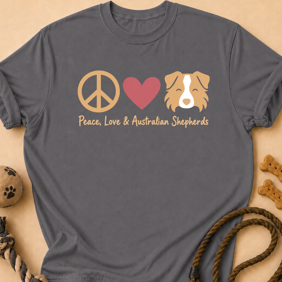 Peace Love Aussie T-Shirt