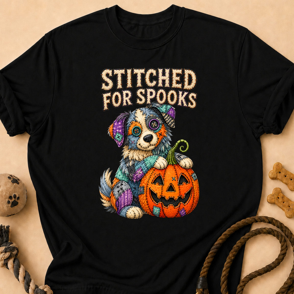 Halloween Stitched Spooks T-Shirt