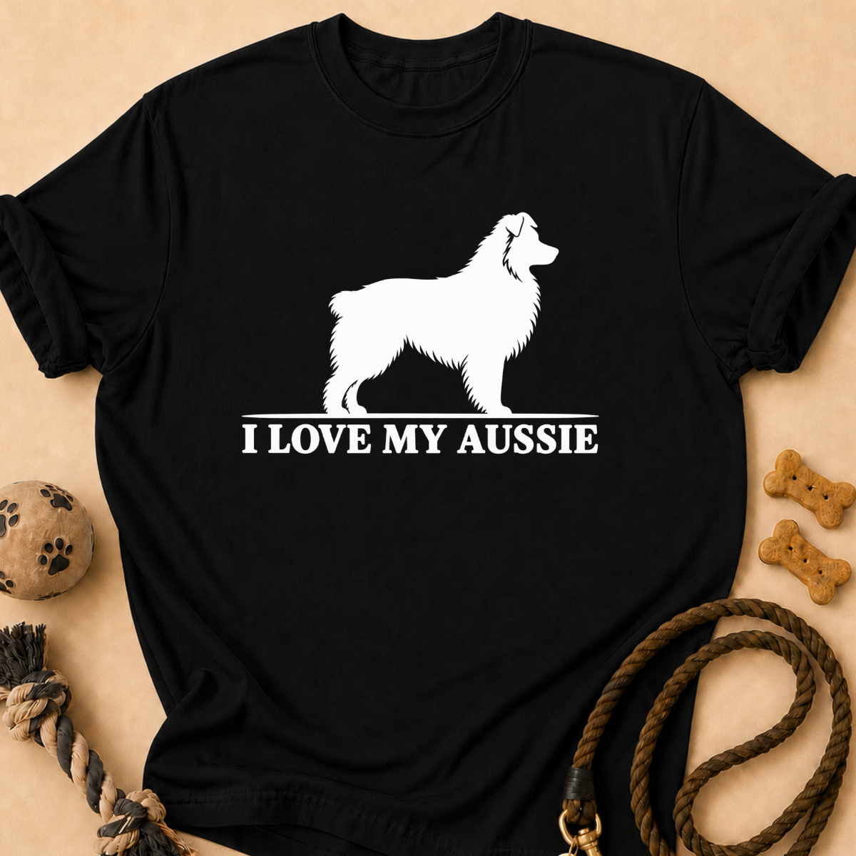 I Love My Aussie T-Shirt