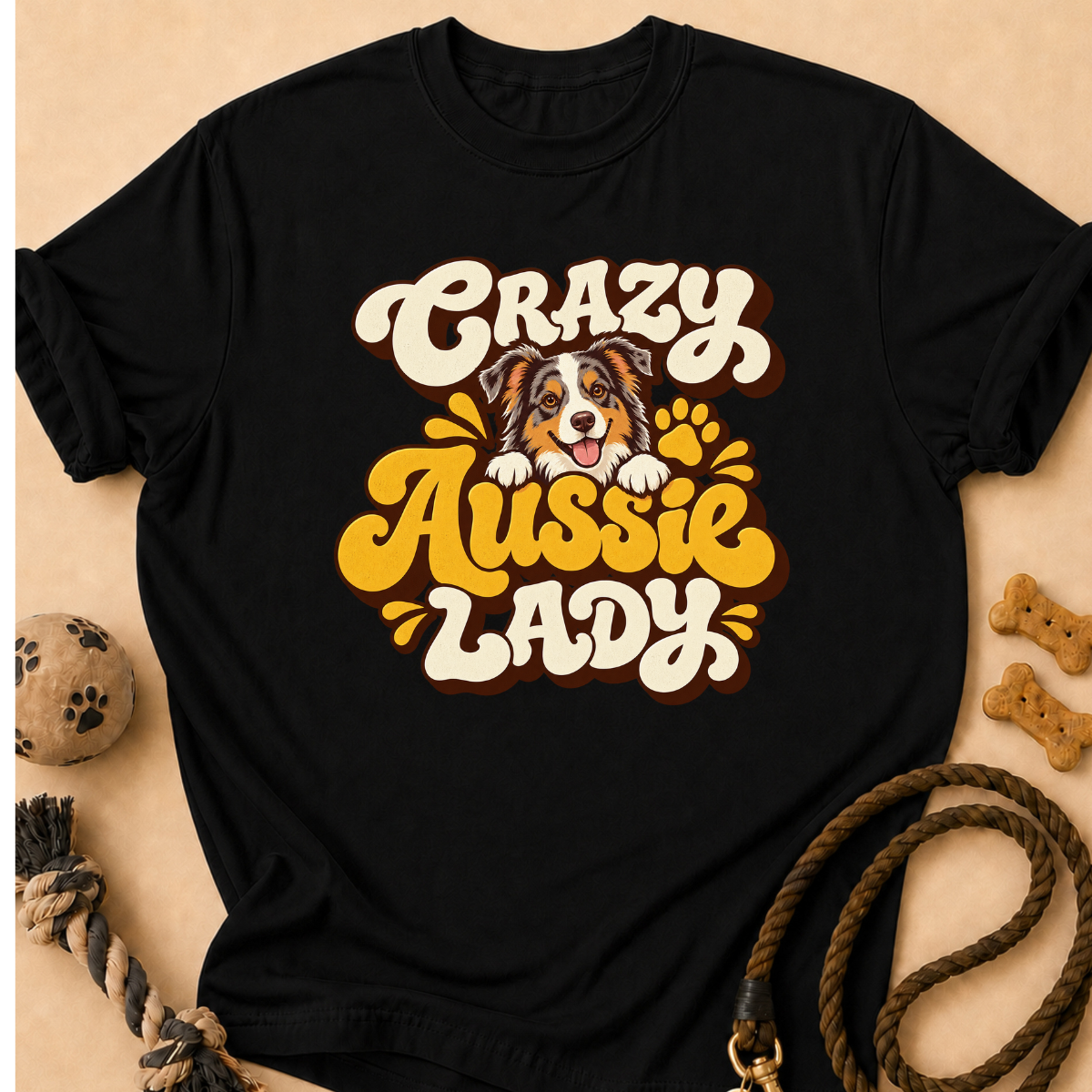 Crazy Aussie Lady T-Shirt