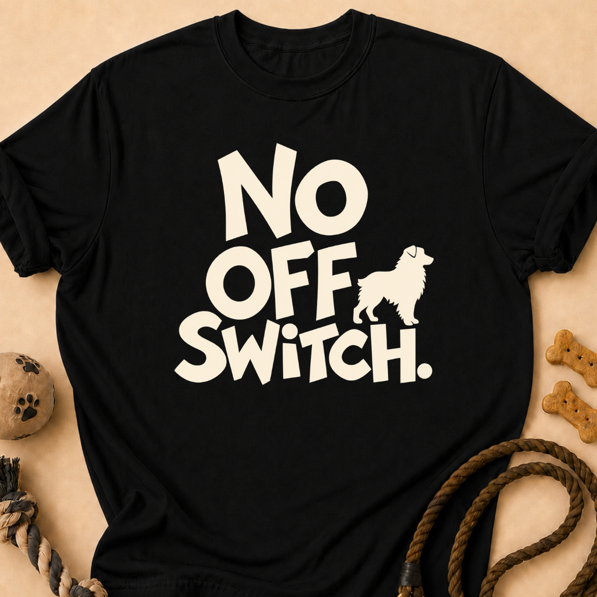 No Off Switch Aussie T-Shirt