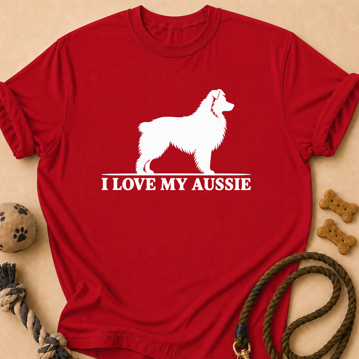 I Love My Aussie T-Shirt