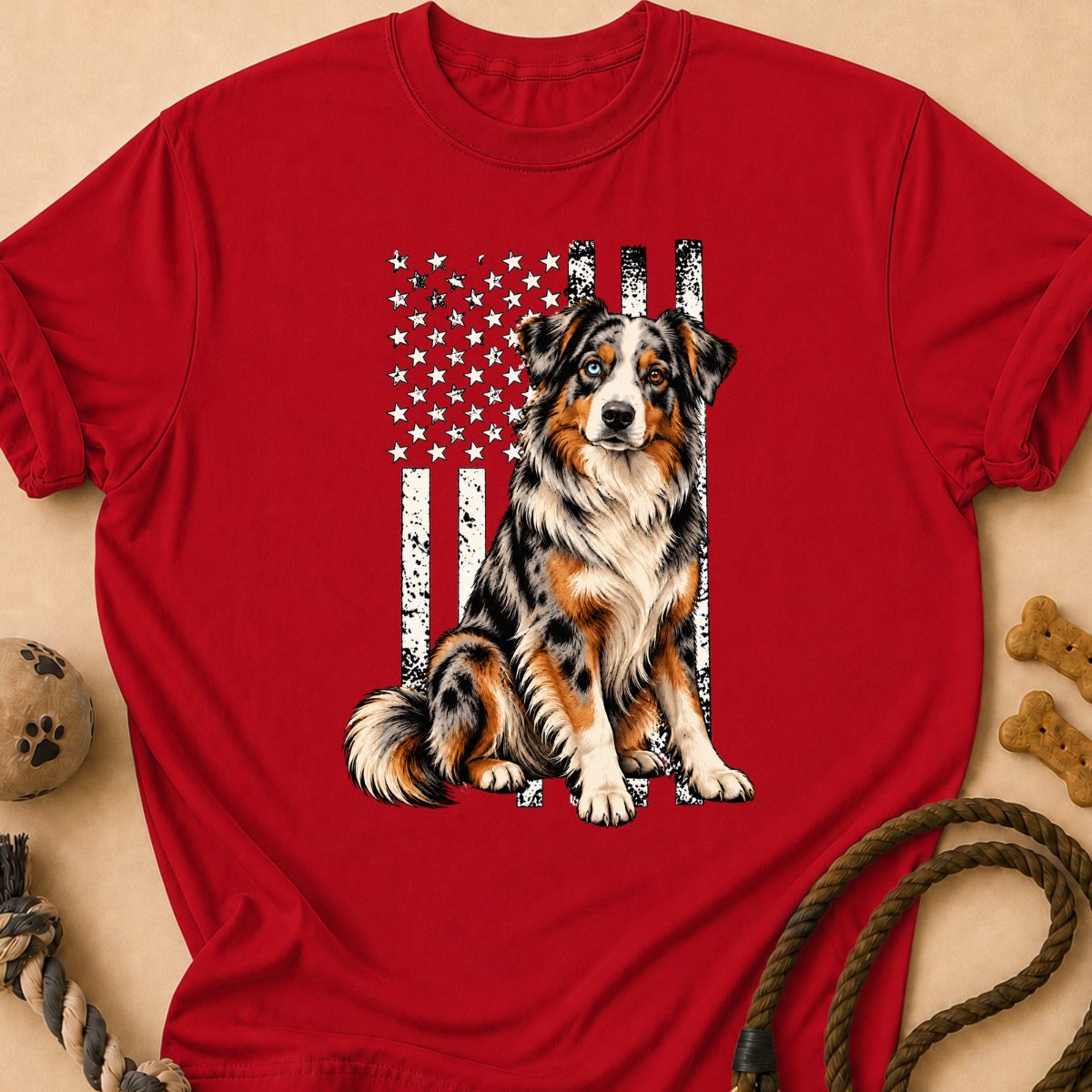 Flag US Aussie T-Shirt