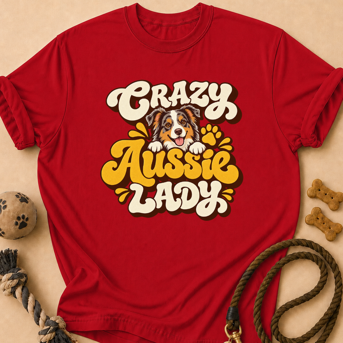 Crazy Aussie Lady T-Shirt
