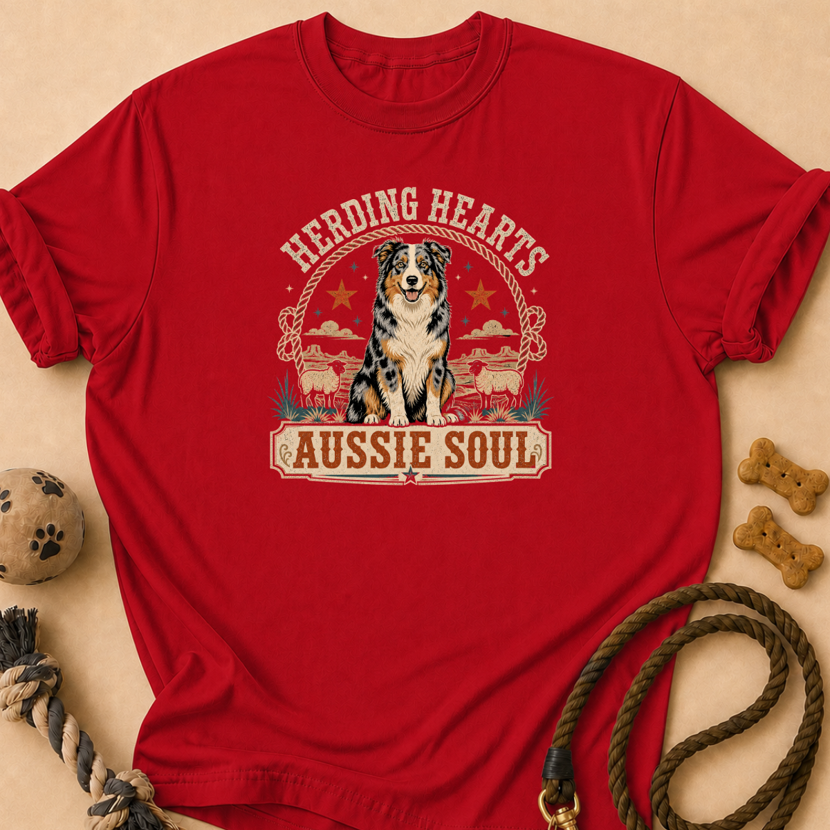 Herding Aussie T-Shirt