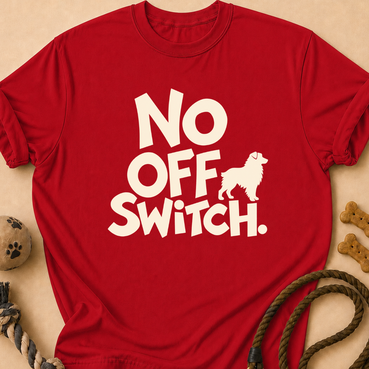 No Off Switch Aussie T-Shirt