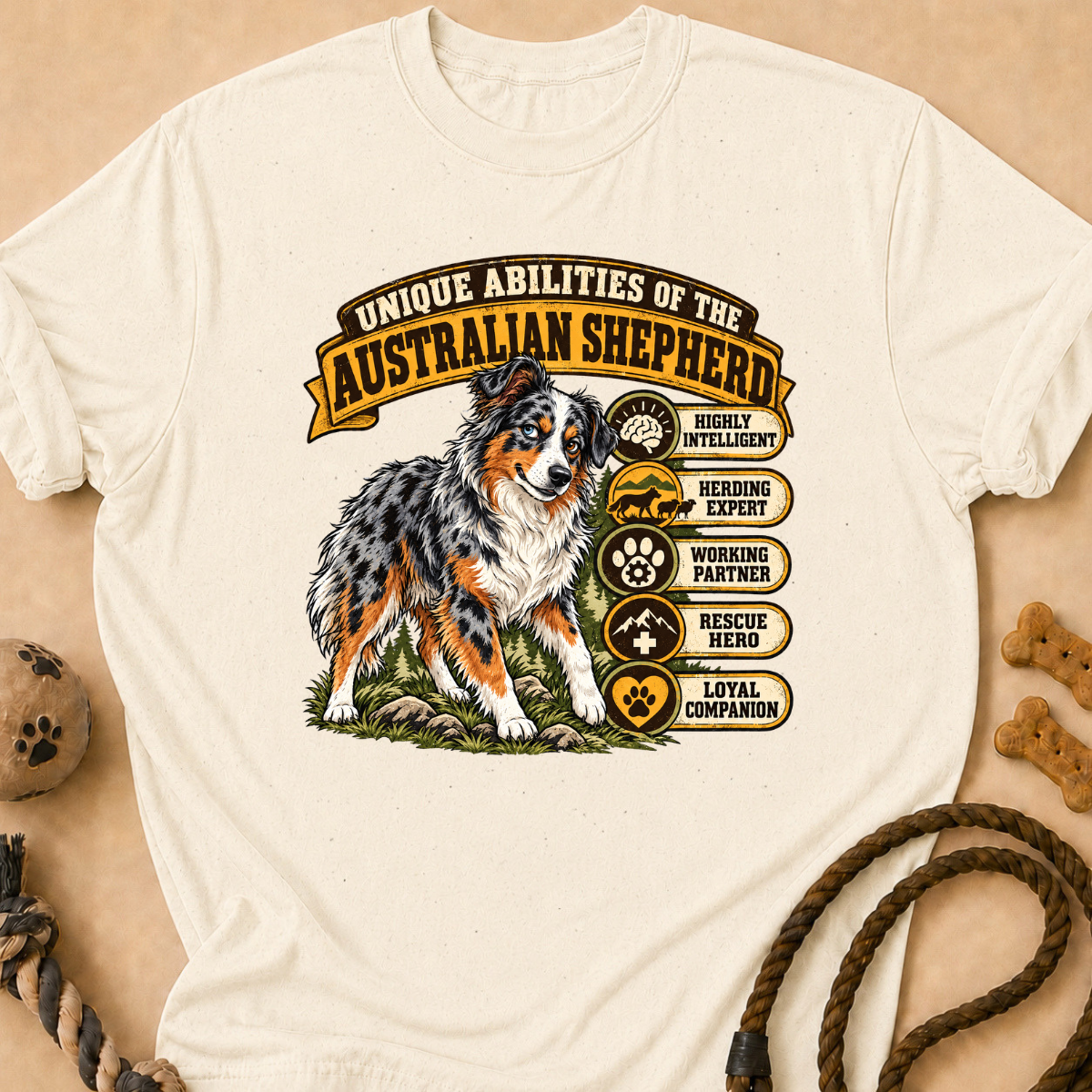 Unique Abilities Aussie T-Shirt