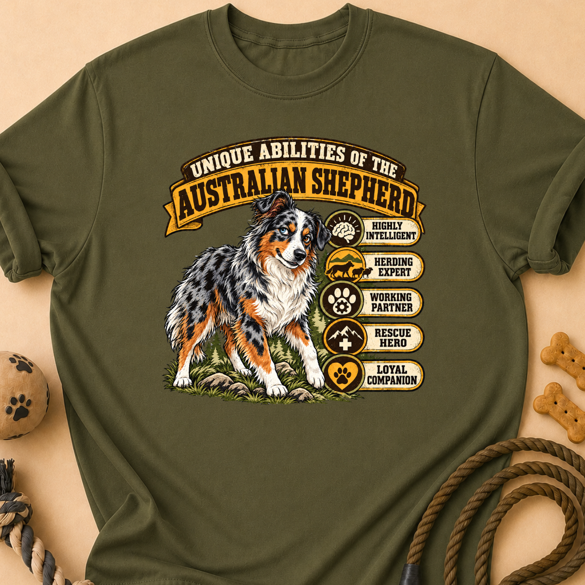 Unique Abilities Aussie T-Shirt