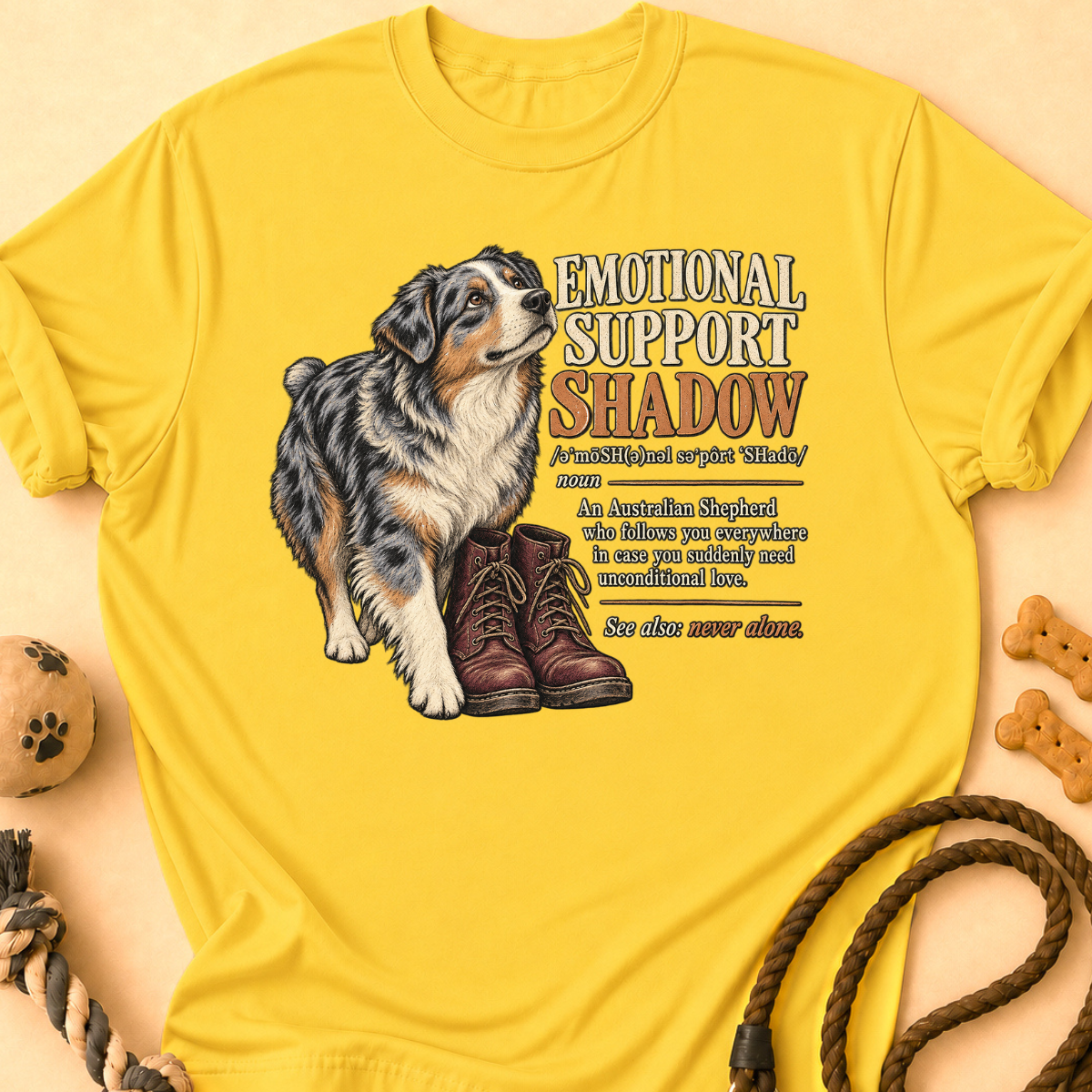 Emotional Support Aussie T-Shirt