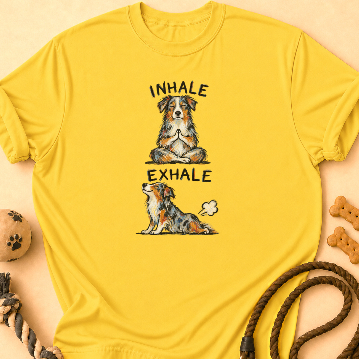 Inhale Exhale II Aussie T-Shirt
