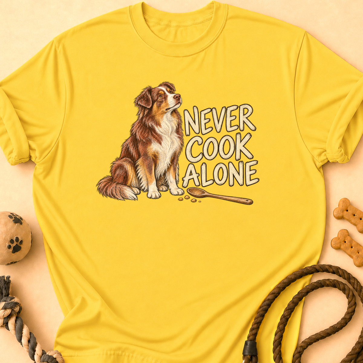 Cook Alone Aussie T-Shirt