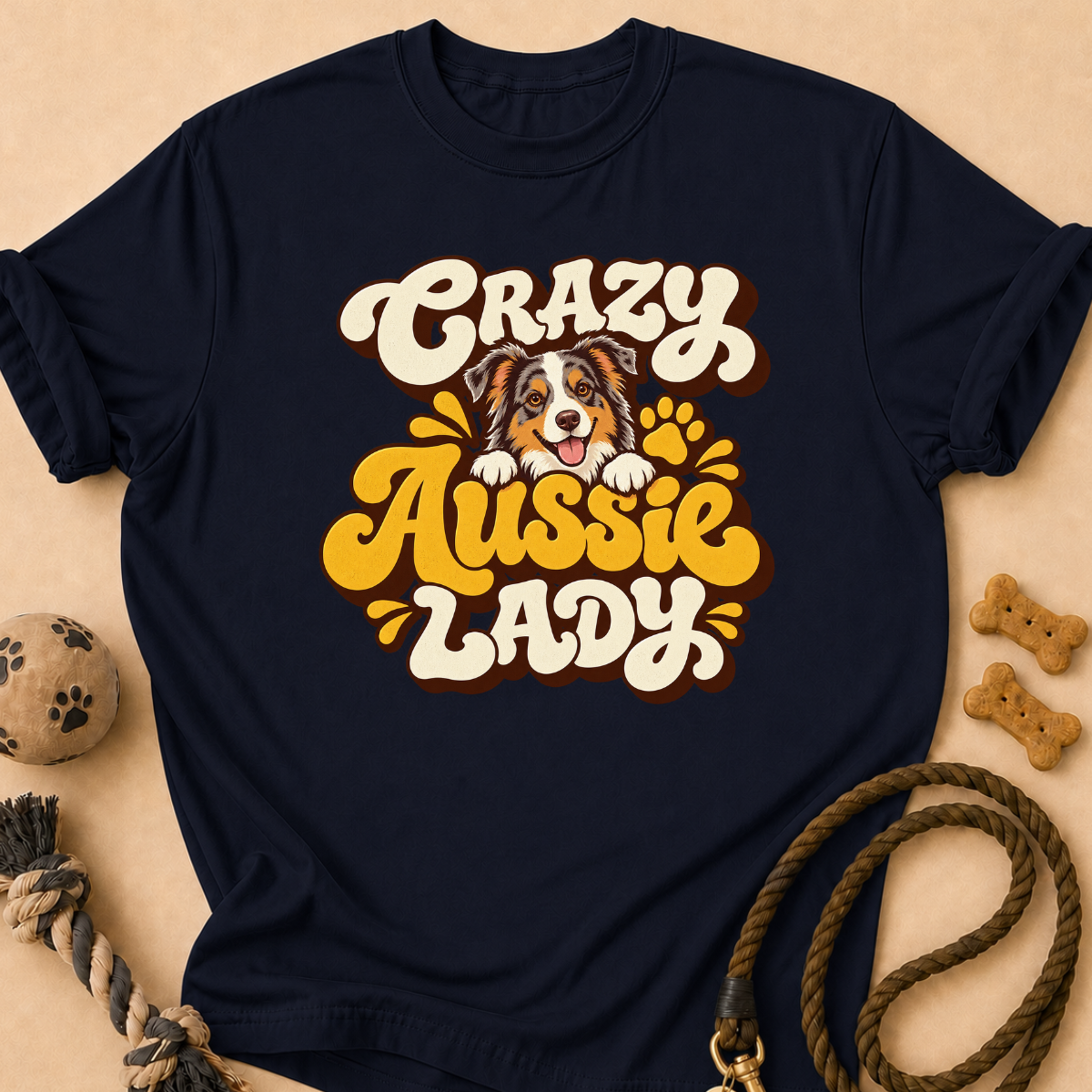 Crazy Aussie Lady T-Shirt