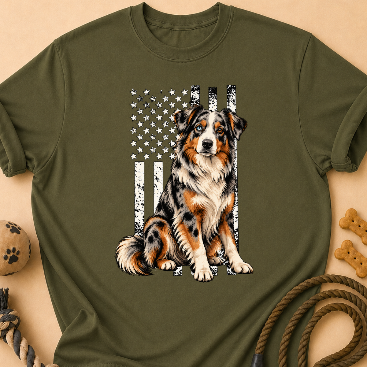 Flag US Aussie T-Shirt