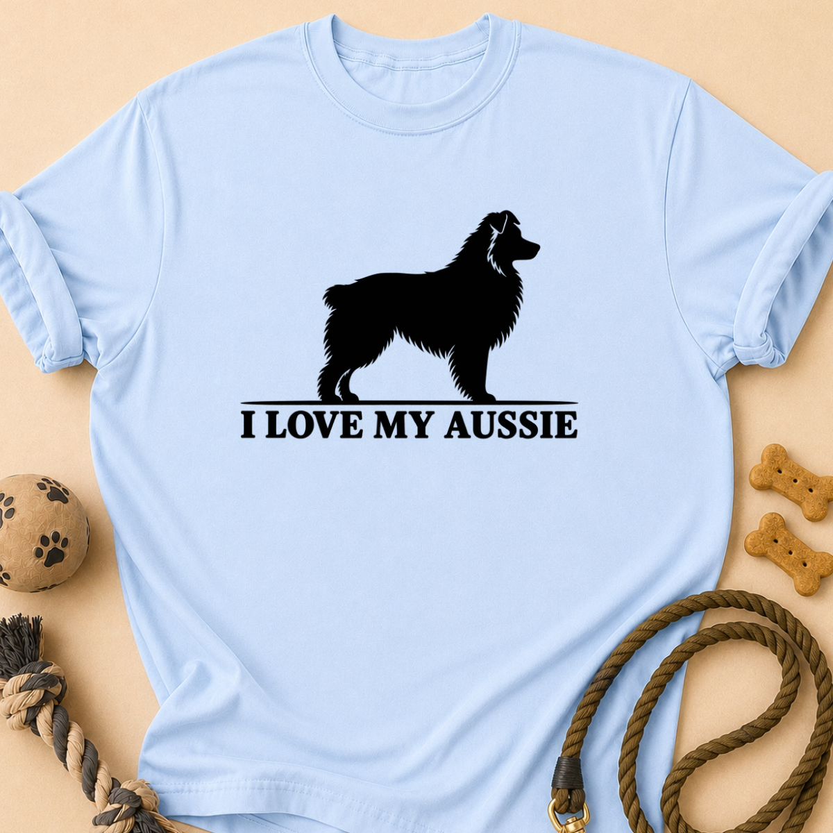 I Love My Aussie T-Shirt
