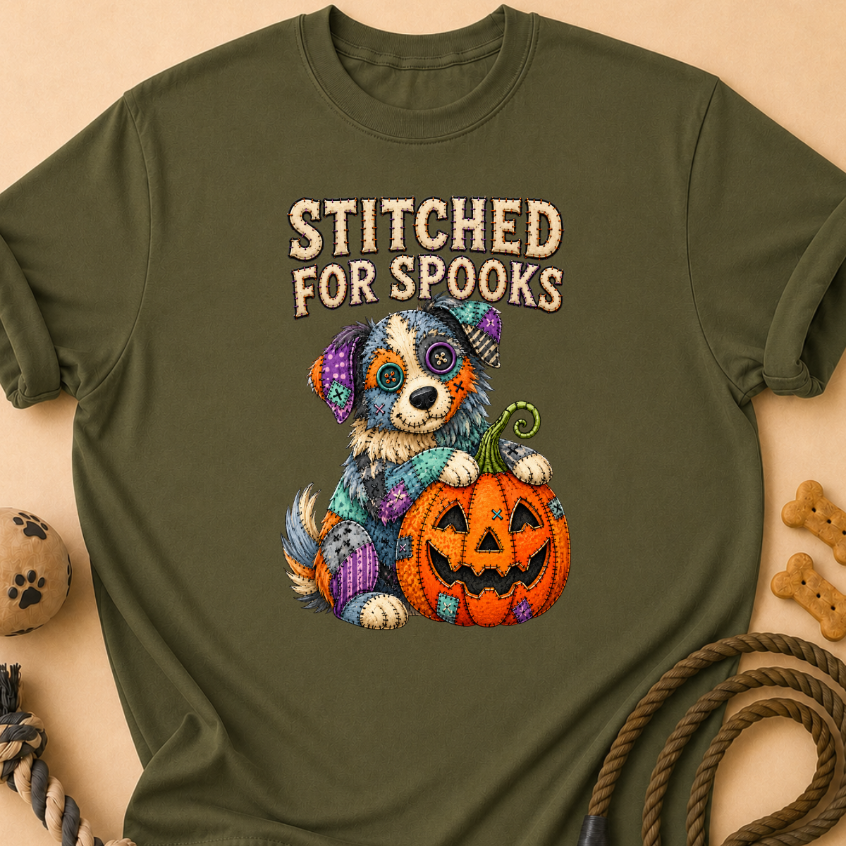 Halloween Stitched Spooks T-Shirt