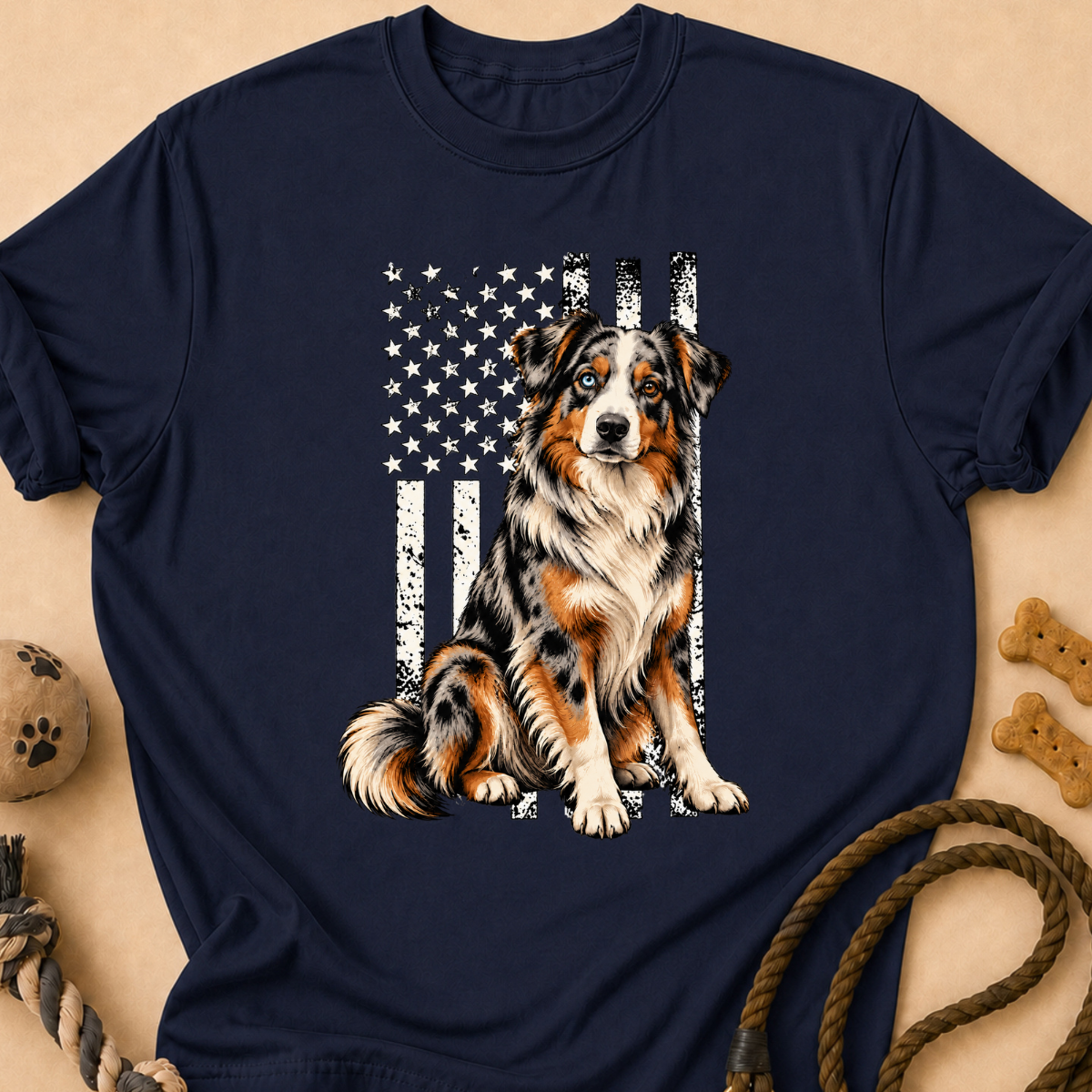 Flag US Aussie T-Shirt