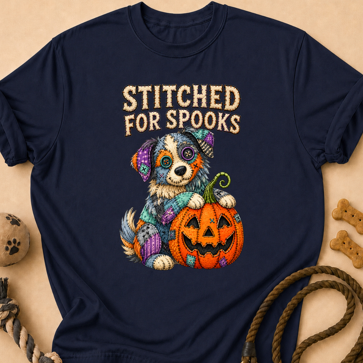 Halloween Stitched Spooks T-Shirt