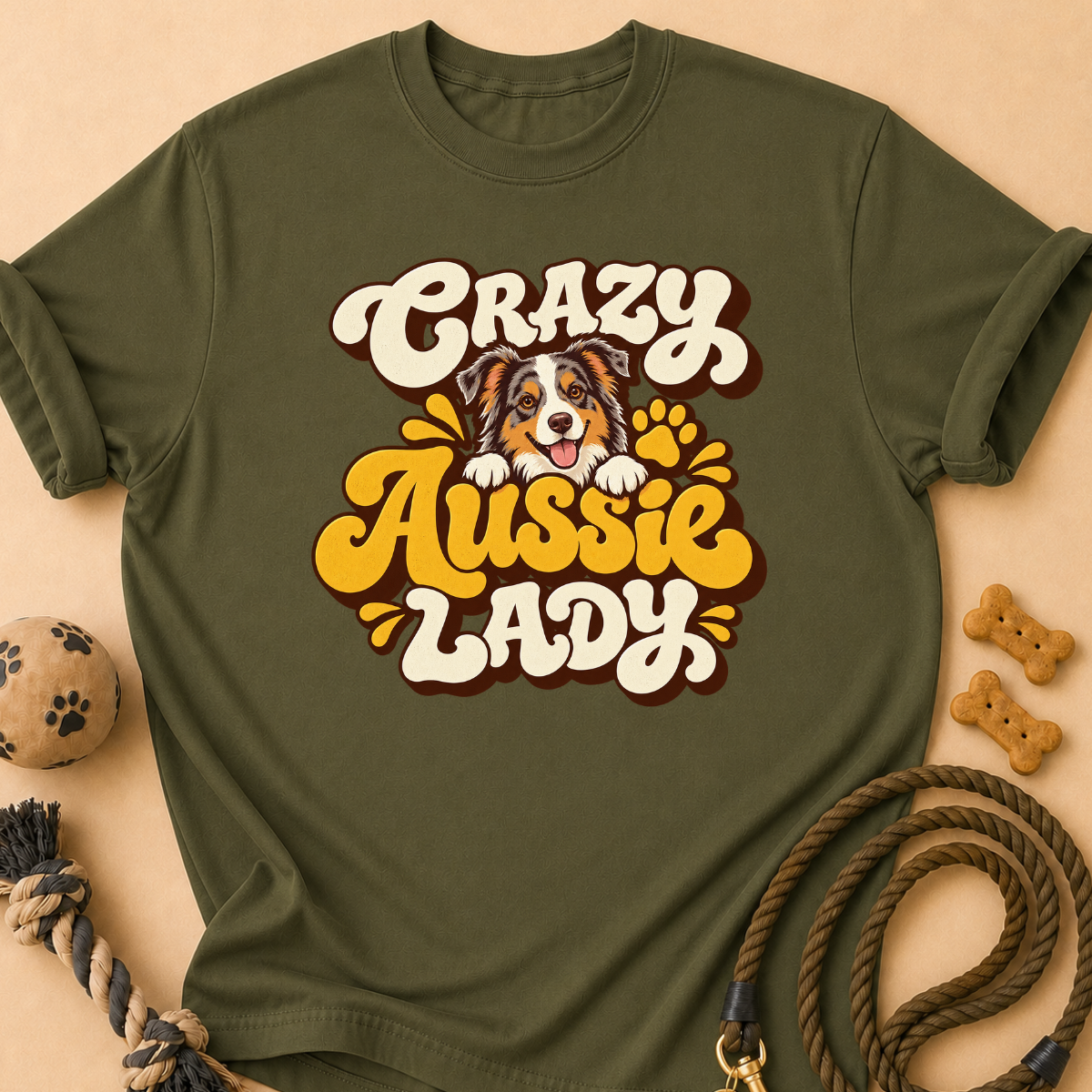 Crazy Aussie Lady T-Shirt