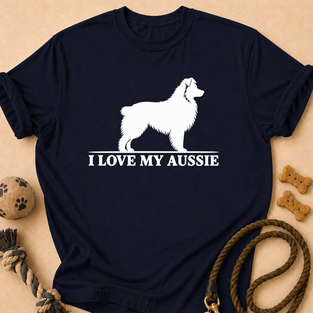 I Love My Aussie T-Shirt