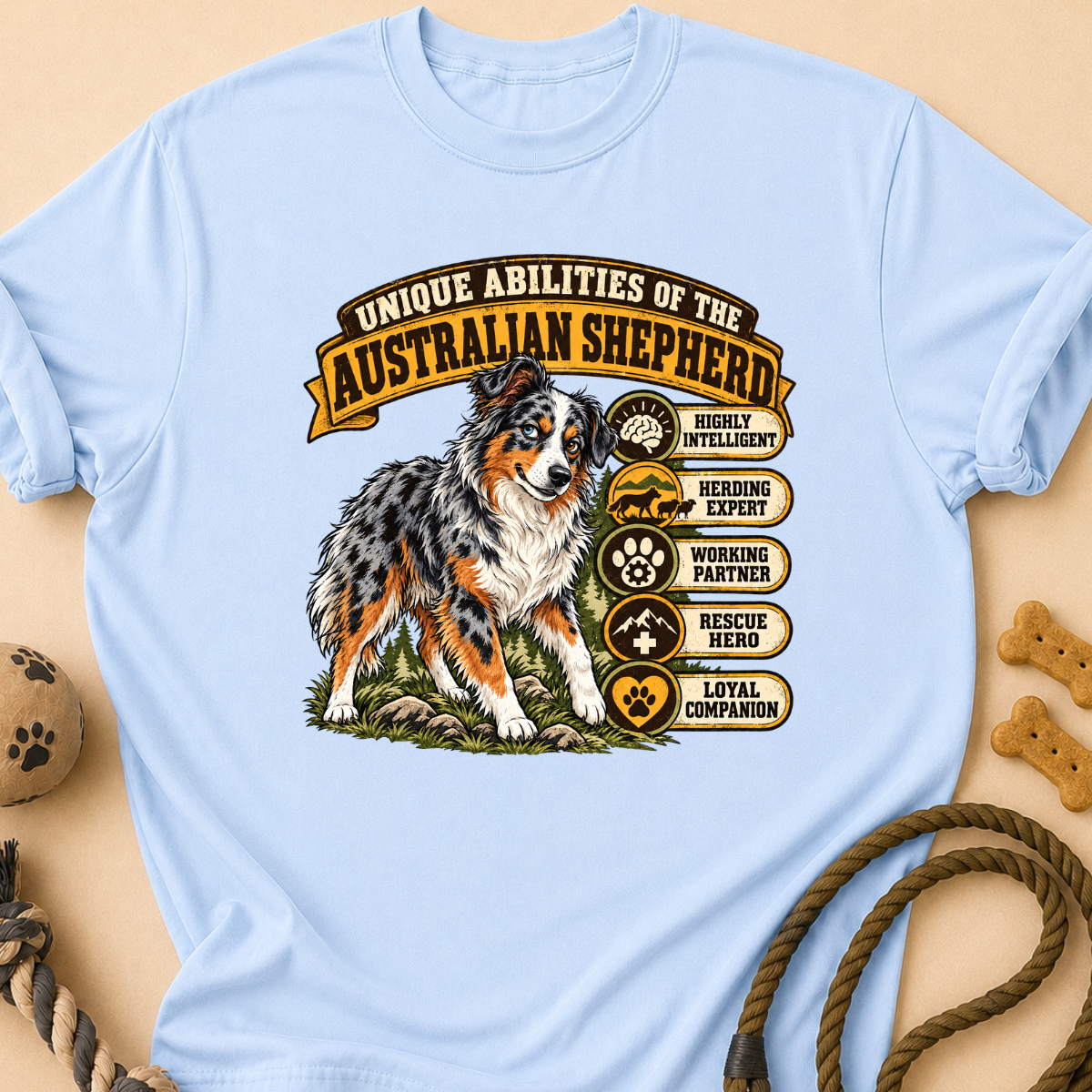 Unique Abilities Aussie T-Shirt