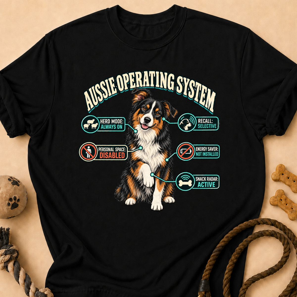 Aussie Operating System T-Shirt