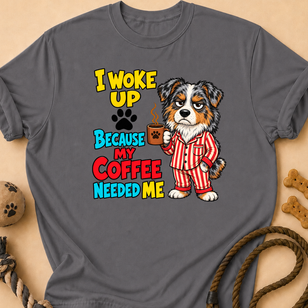 Coffee Needed Me Aussie T-Shirt