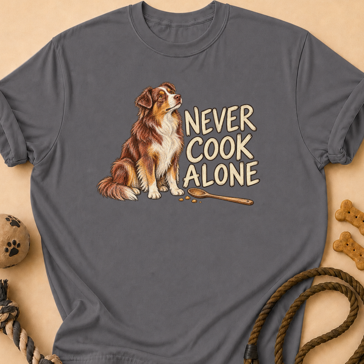Cook Alone Aussie T-Shirt