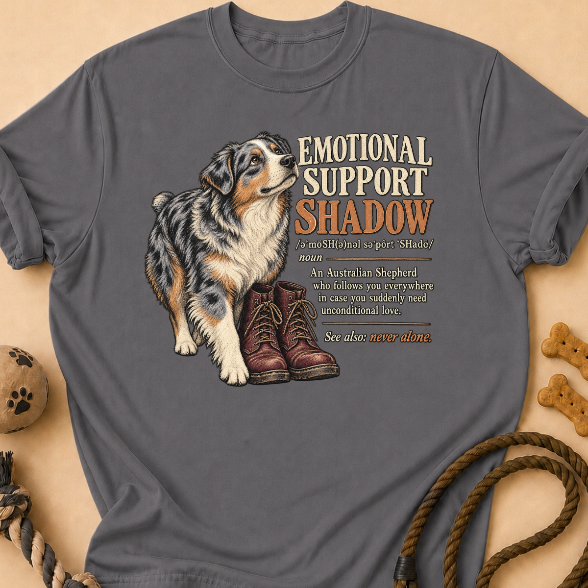 Emotional Support Aussie T-Shirt