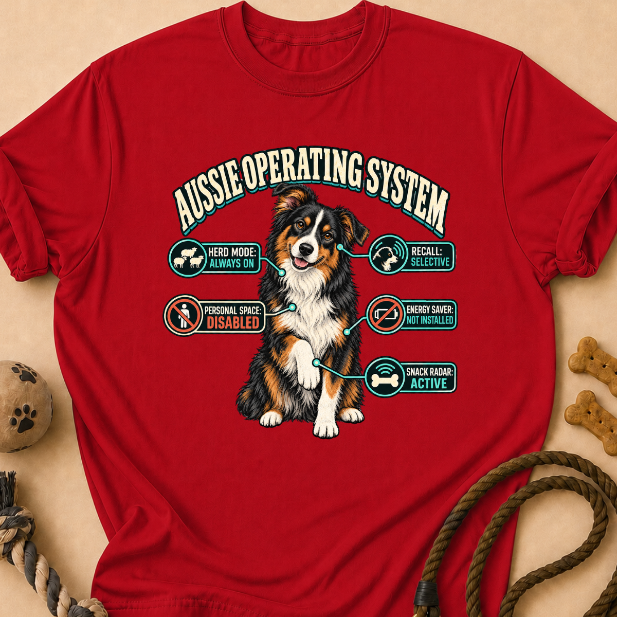 Aussie Operating System T-Shirt