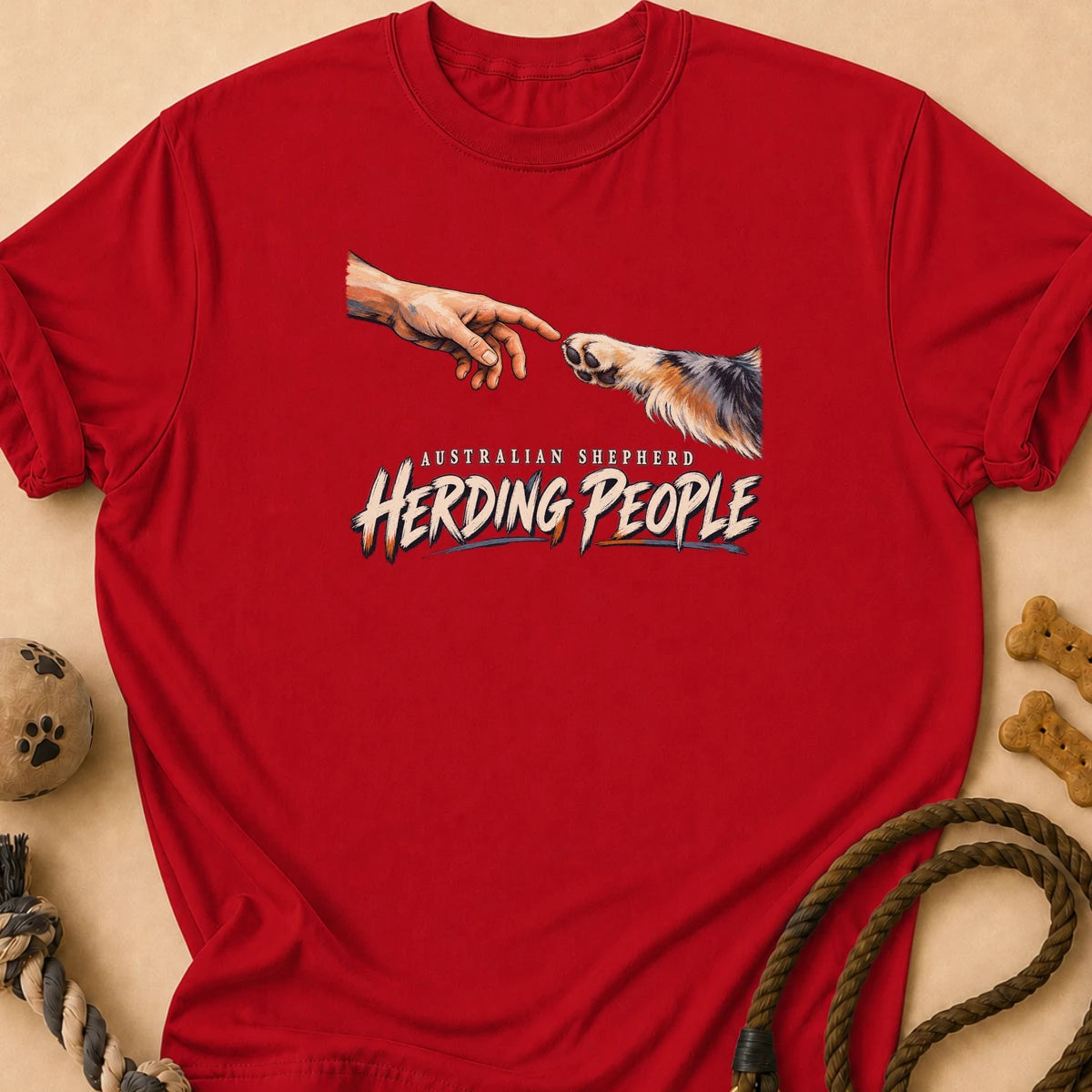 Herding People Aussie T-Shirt