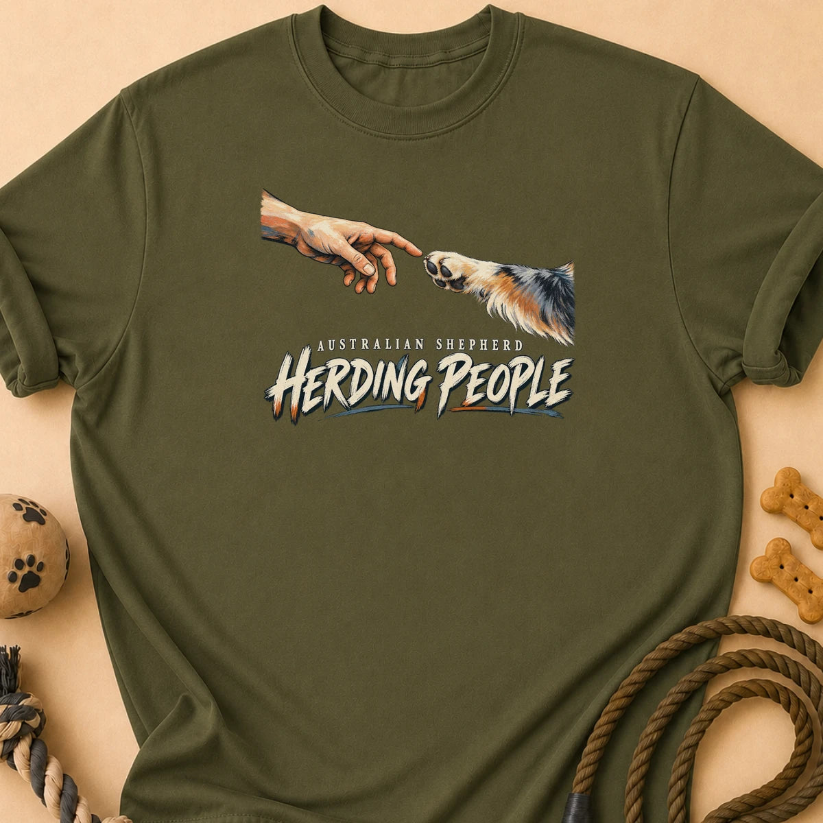 Herding People Aussie T-Shirt