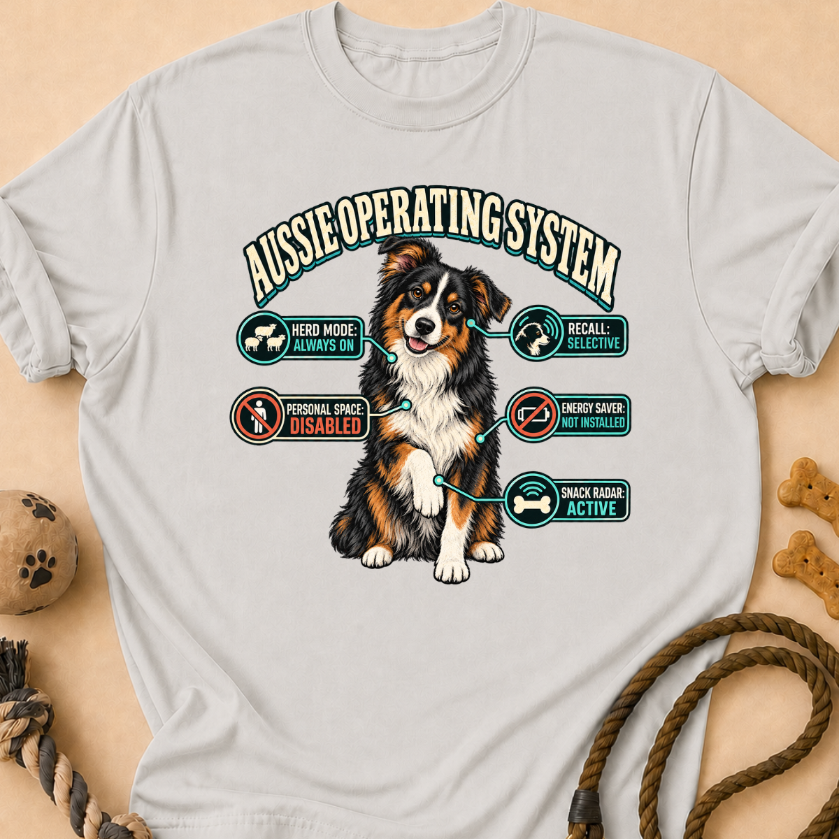 Aussie Operating System T-Shirt