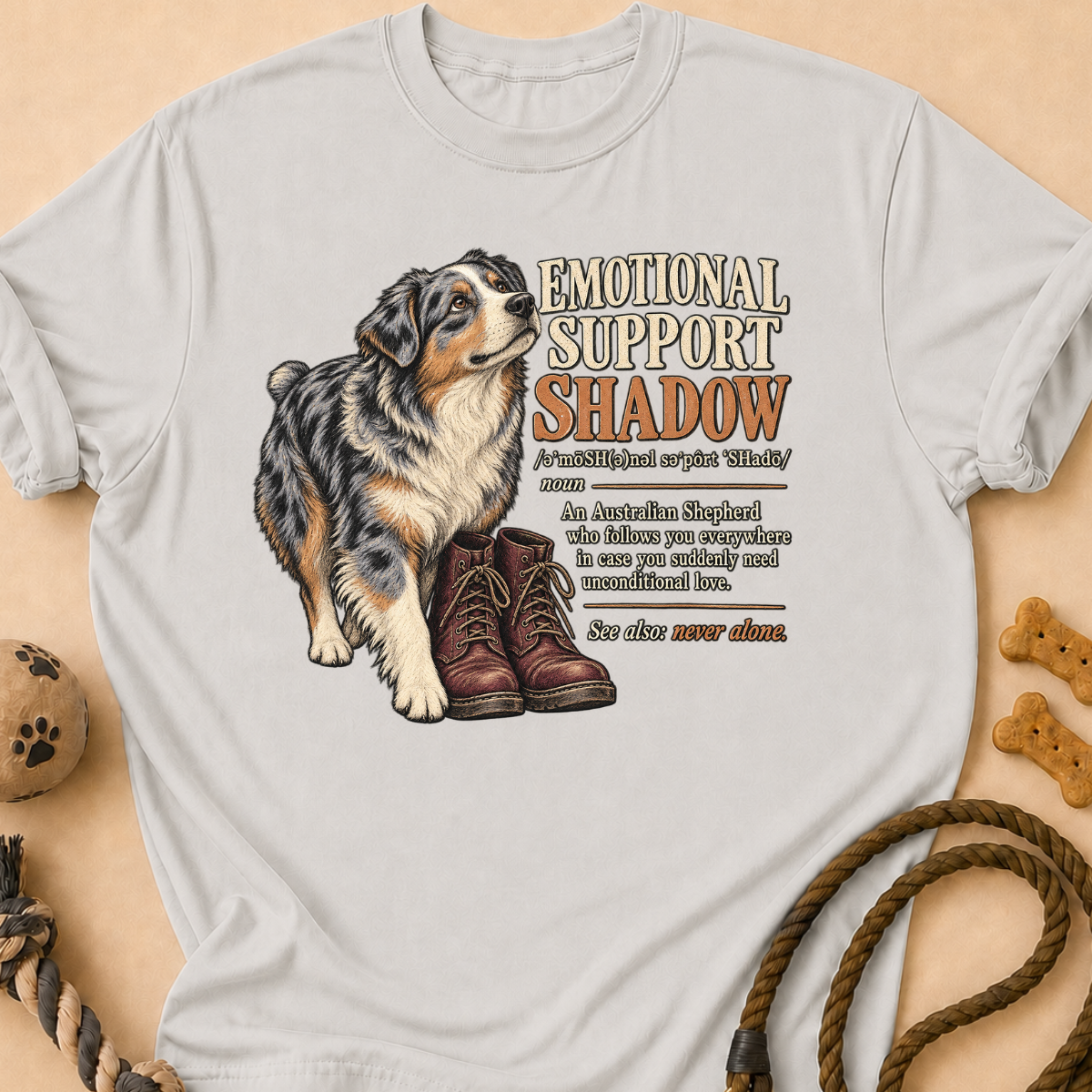 Emotional Support Aussie T-Shirt