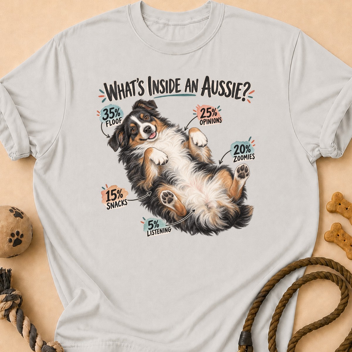 Inside an Aussie T-Shirt