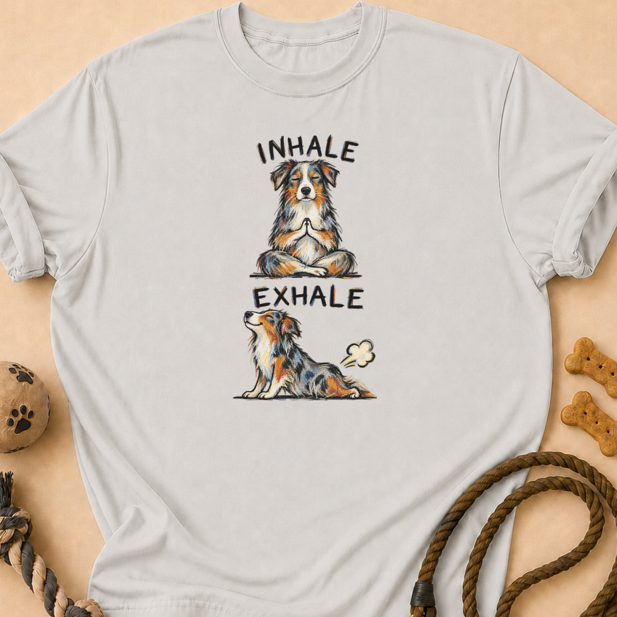Inhale Exhale II Aussie T-Shirt