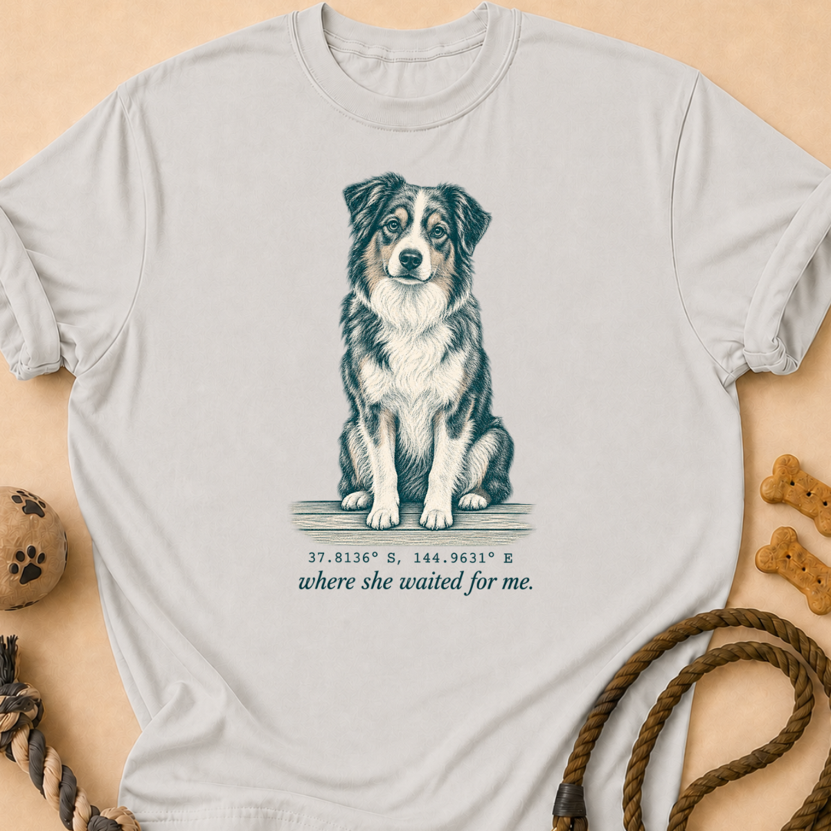 She Waited - Aussie T-Shirt