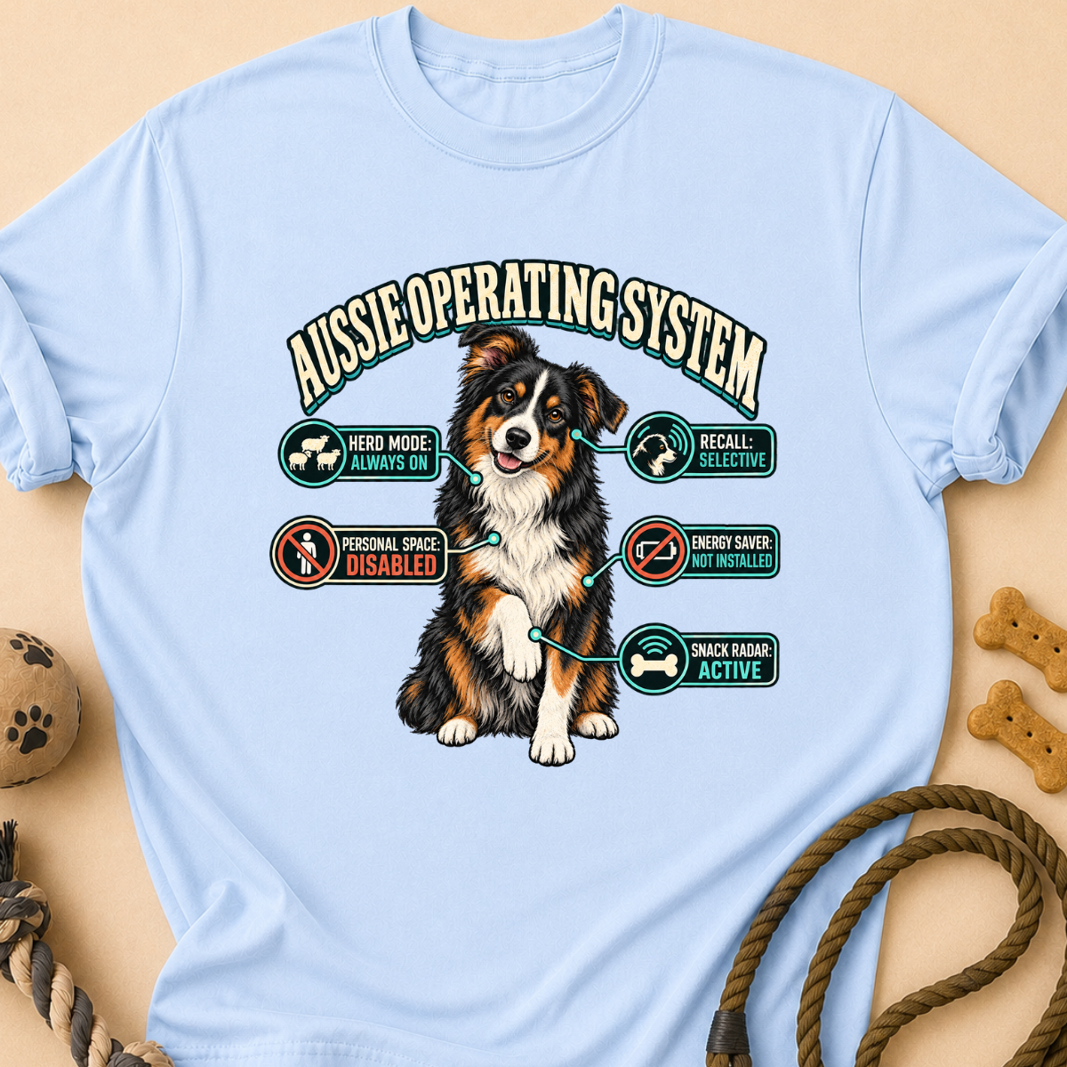 Aussie Operating System T-Shirt