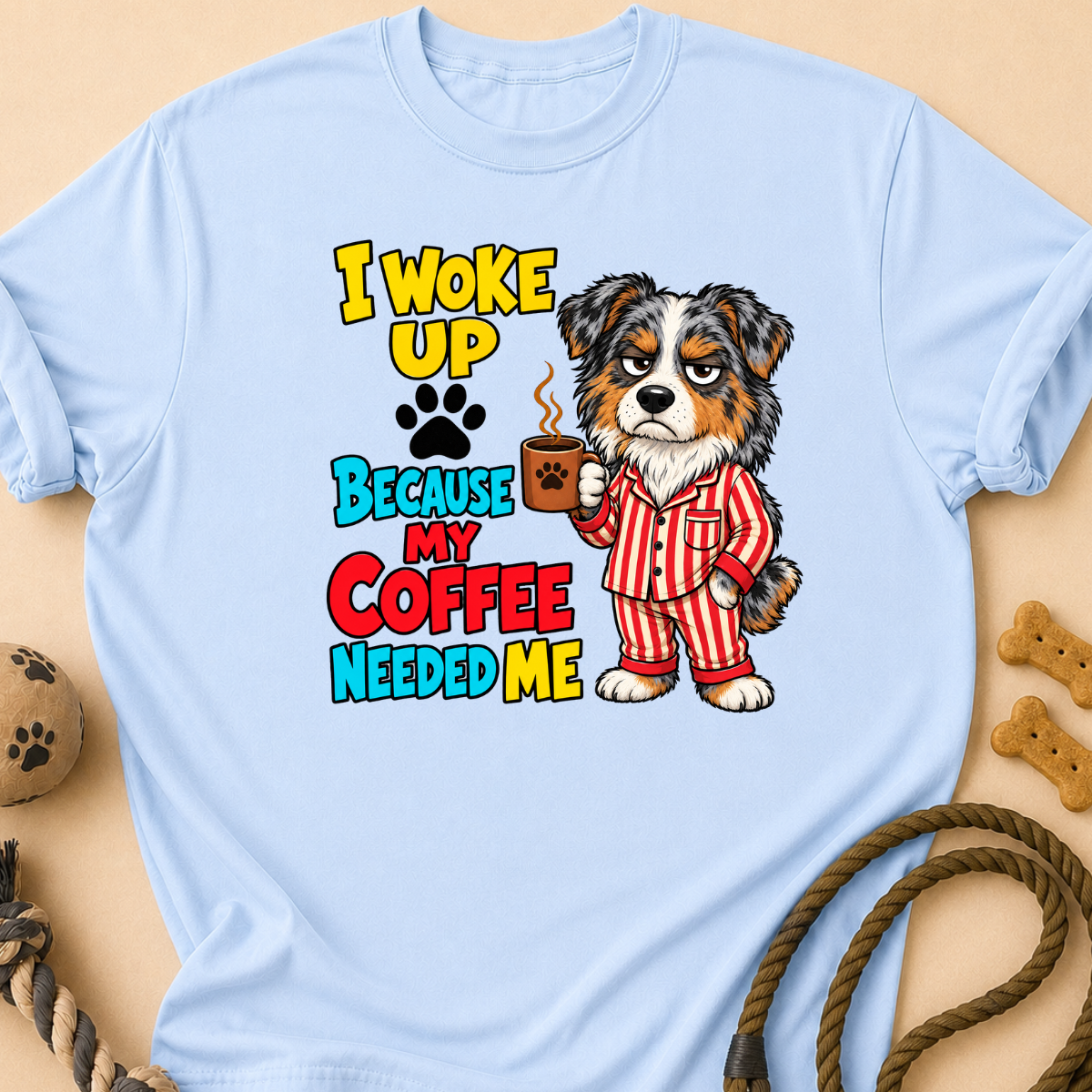 Coffee Needed Me Aussie T-Shirt