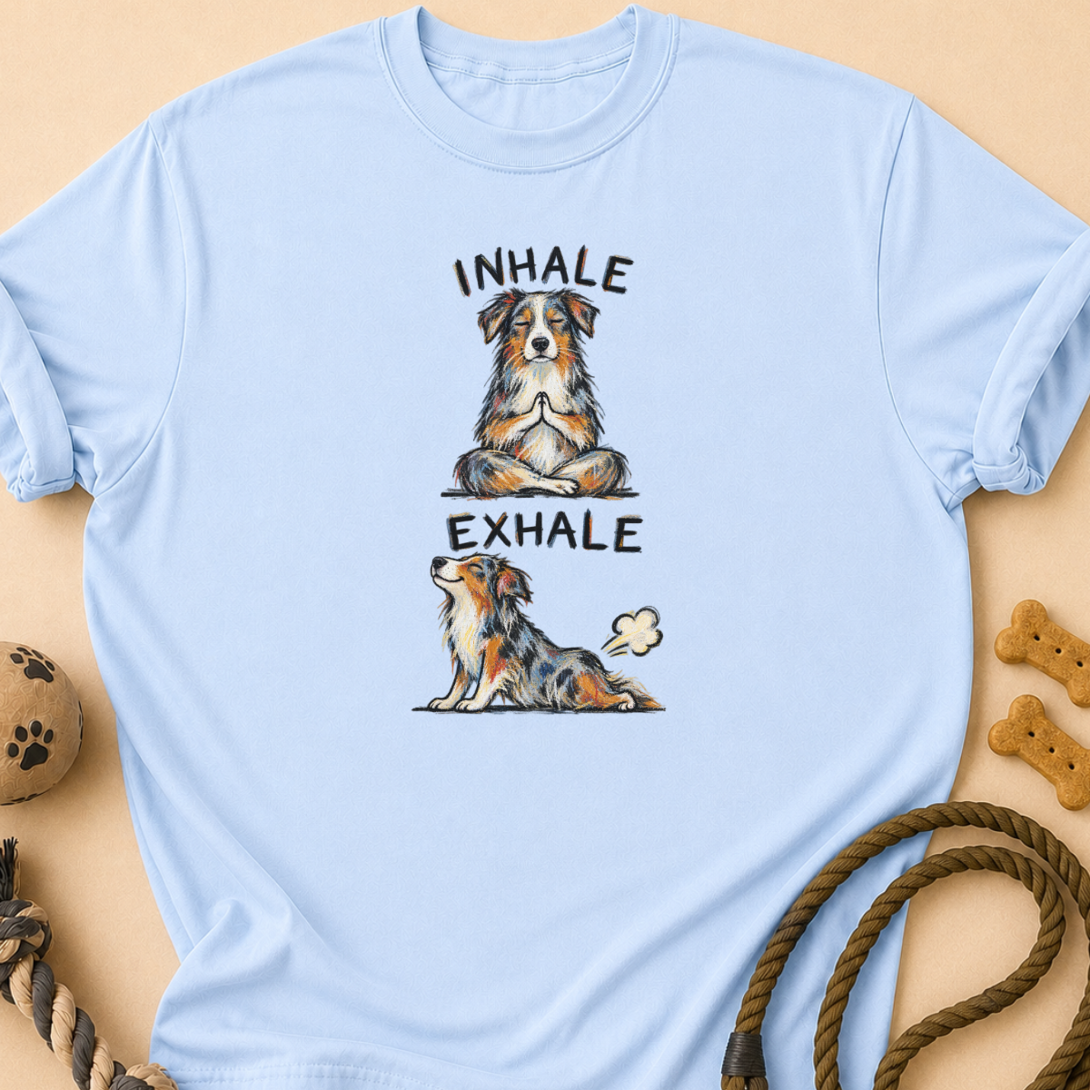 Inhale Exhale II Aussie T-Shirt