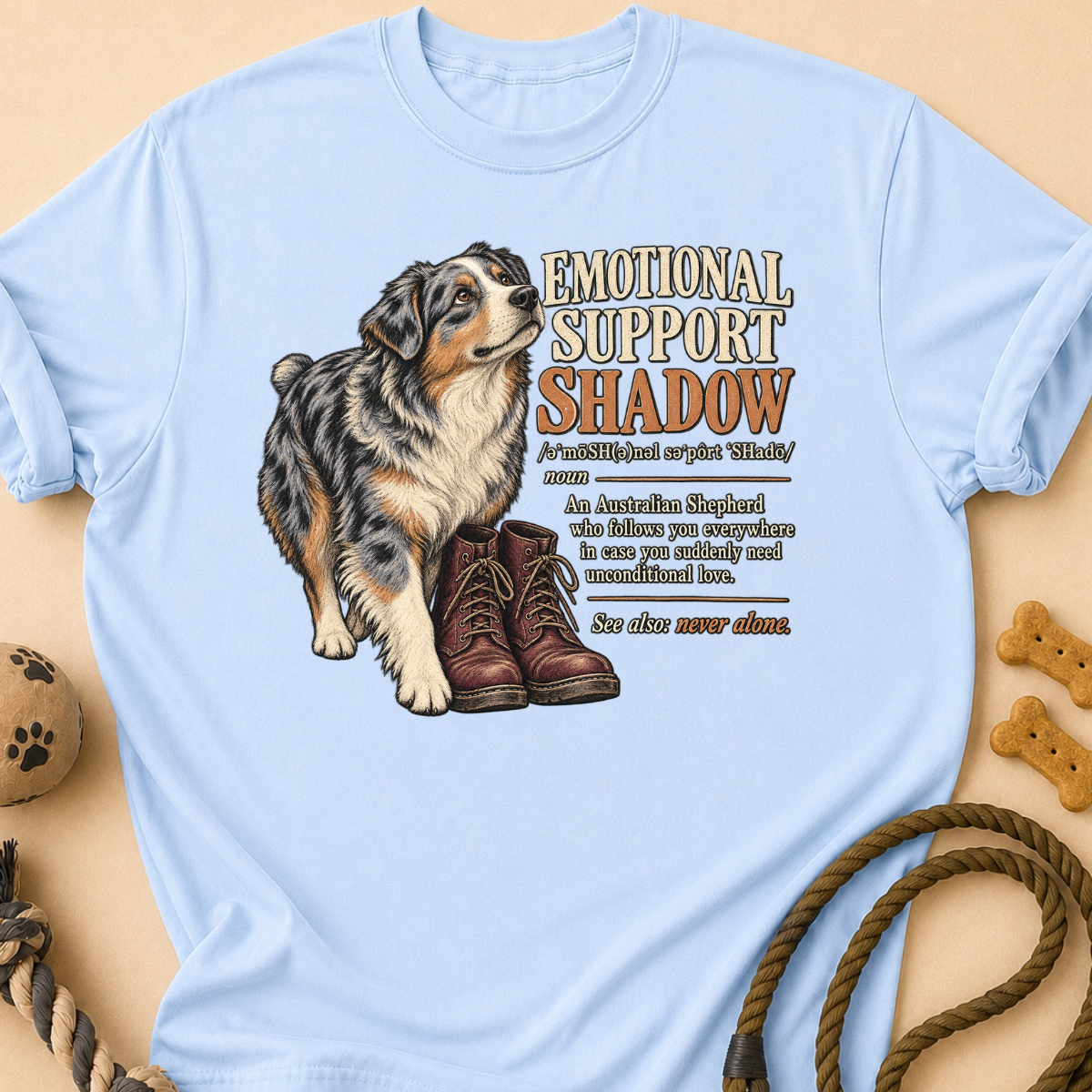 Emotional Support Aussie T-Shirt