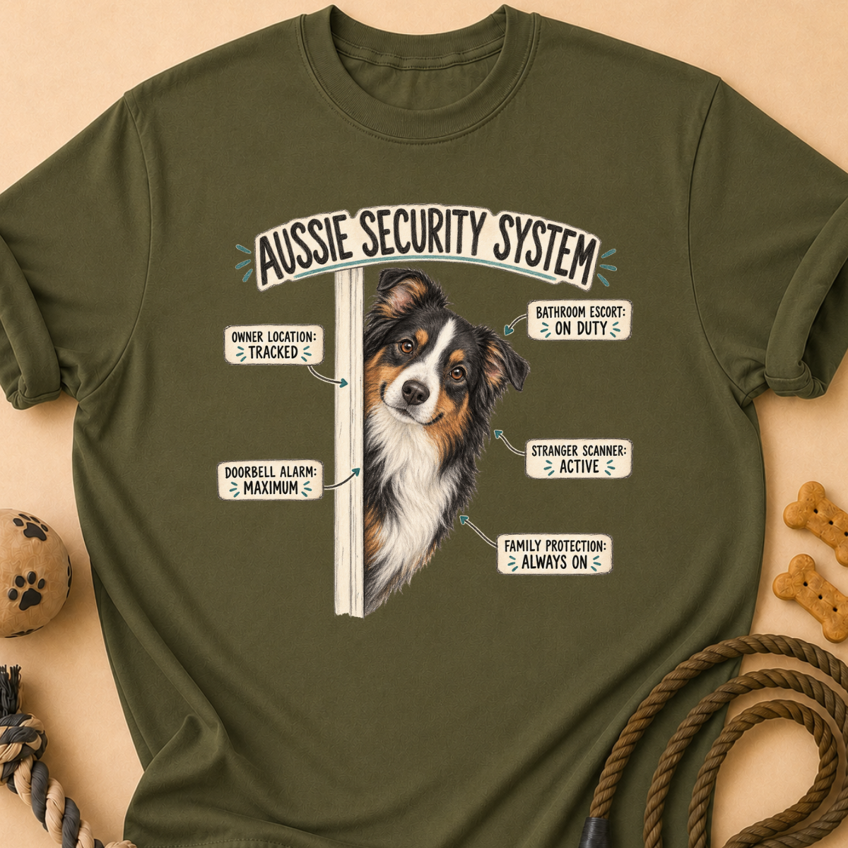 Aussie Security System T-Shirt