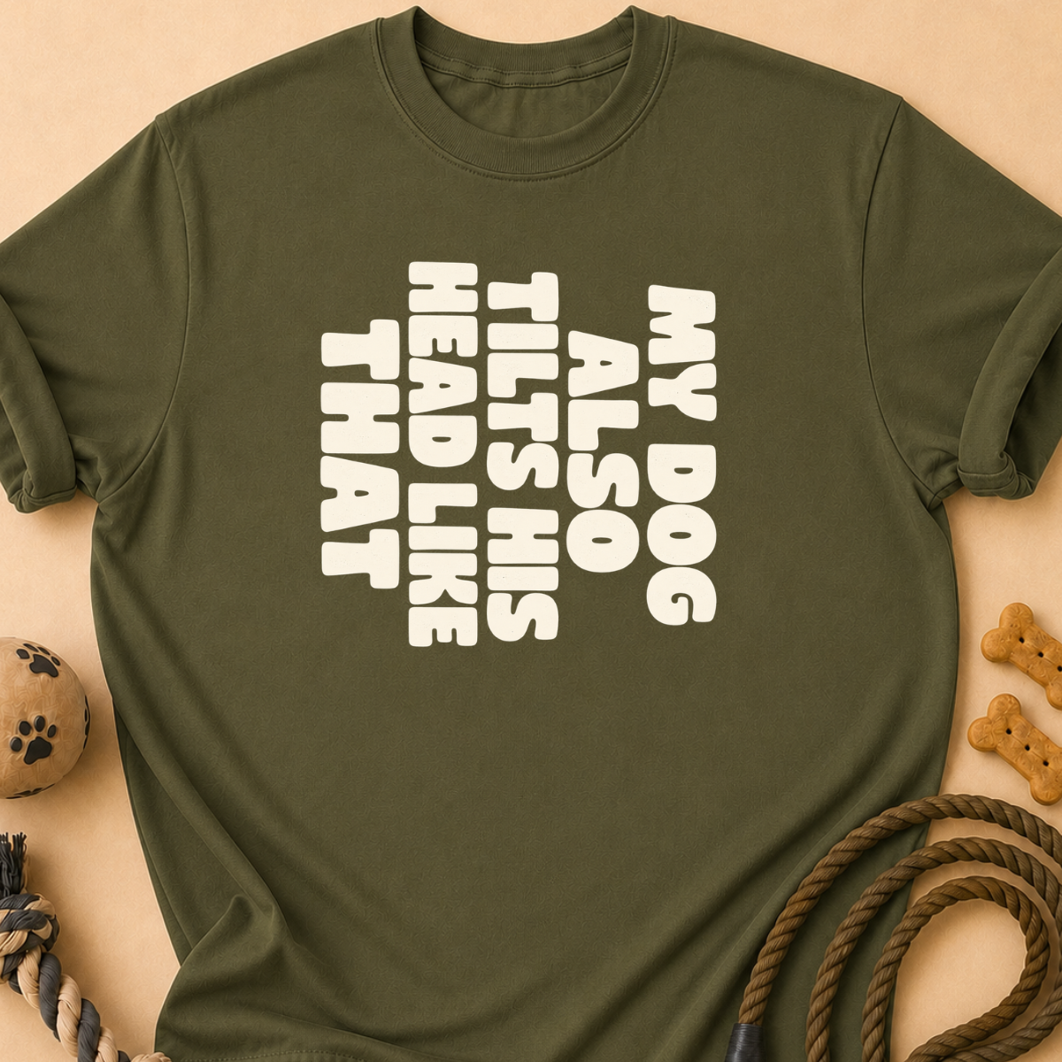 Tilted Head Aussie T-Shirt